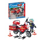 Amazon: Playmobil Pompier et Moto 71466 à 8,79€ (au lieu de 11€)
