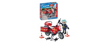 Amazon: Playmobil Pompier et Moto 71466 à 8,79€ (au lieu de 11€)