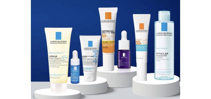 La Roche Posay: 7 produits minis offerts dès 70€ d'achat
