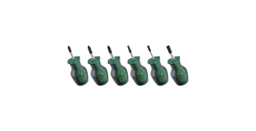 Amazon: Set de 6 Tournevis Courts Bosch - PH/PZ/TX/Plat, Acier S2, Embout Magnétique à 11,97€
