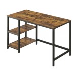 JoyBuy: Bureau de travail Ochama 120x60x76 cm, style industriel marron/noir à 49,99€ (au lieu de 99,99€)