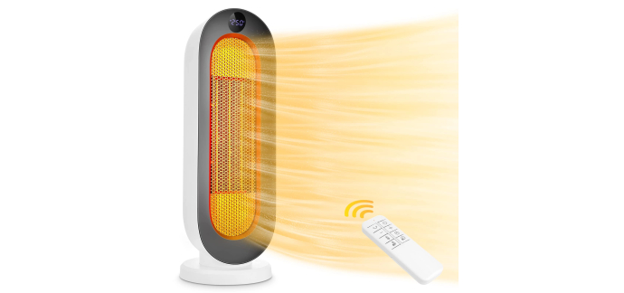 Amazon: Chauffage d'appoint 2000 W à 30,50€ (au lieu de 101,61€)