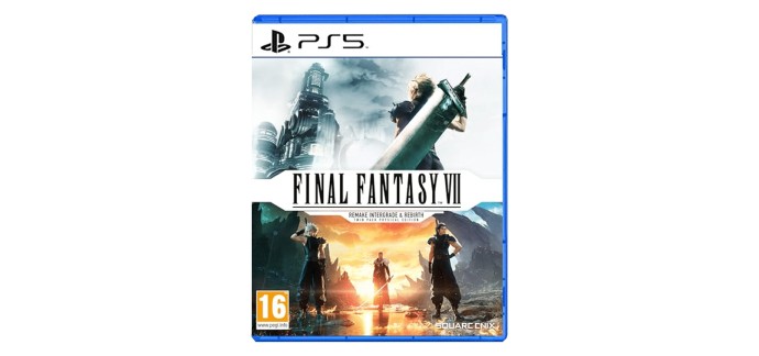 Amazon: Final Fantasy VII Twin Pack (PS5) à 49,51€ (au lieu de 69,99€)