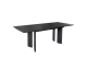Sweeek: Table à manger extensible bois d'hévéa, placage chêne noir 6-8 places à 239,99€ (au lieu de 479,99€)