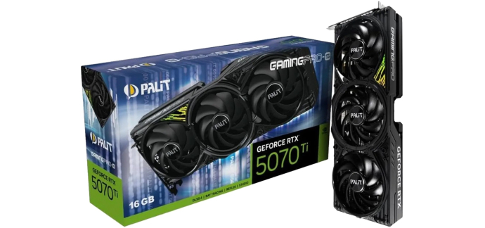 JoyBuy: Carte graphique NVIDIA GeForce RTX 5070 Ti GamingPro-S 16 Go GDDR7 à 899,99€ (au lieu de 999,99€)