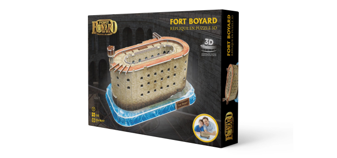 Amazon: Puzzle 3D Fort Boyard - 125 pièces, 32x18x17cm à 15,13€ (au lieu de 29,9€)