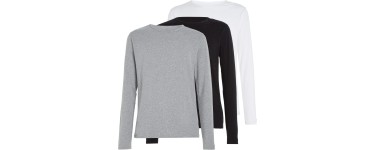 Amazon: Lot de 3 T-Shirts Tommy Hilfiger Manches Longues à 29€