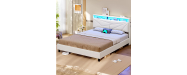 Amazon: Lit Kimenich 160x200 avec sommier à 97,74€ (au lieu de 149€)