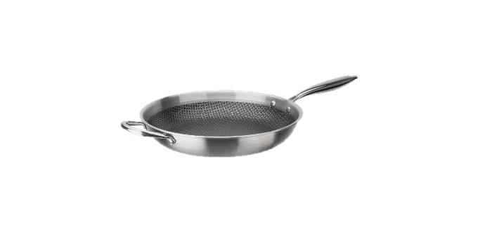 LIDL: GSW Poêle Inoxxa Black 32/36 cm - Revêtement VITAFLON® QUARZIT sans PFAS à 39,99€ (au lieu de 119€)