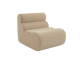Sweeek: Chauffeuse tissu effet alpaca beige 1 place à 139,99€ (au lieu de 199,99€)