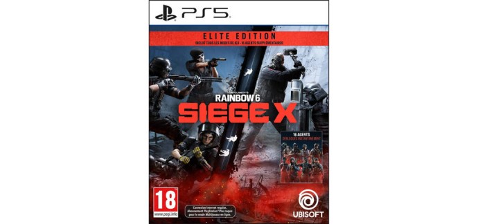JoyBuy: Rainbow Six Siege X Elite Edition - PS5 - version française à 9,99€ (au lieu de 19,99€)