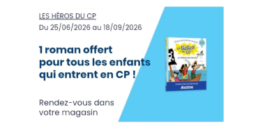 Cultura: Roman offert pour les enfants qui entrent en CP