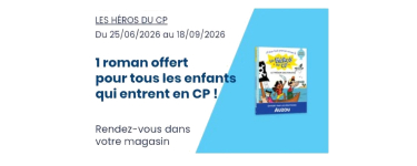 Cultura: Roman offert pour les enfants qui entrent en CP
