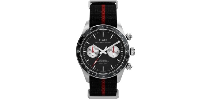 Amazon: Montre Chronographe Quartz homme Timex Waterbury Heritage à 173,40€ (au lieu de 271€)