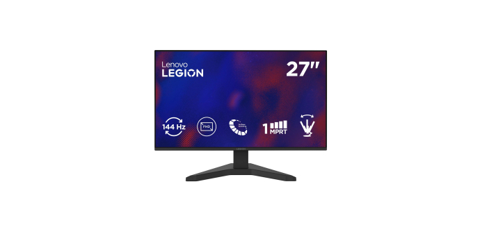 Amazon: Écran PC Gamer 27" Lenovo Legion R27s - FHD, IPS, 144 Hz, 1 ms à 99,99€ (au lieu de 123,26€)