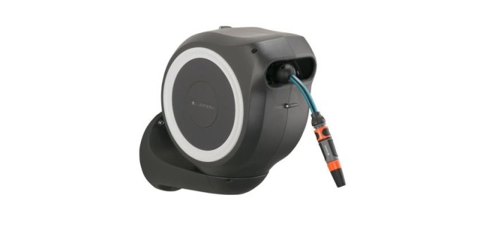 Cdiscount: GARDENA Dévidoir automatique mural RollUp S 15 m à 122,29€ (au lieu de 154,63€)