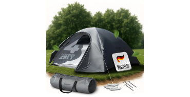 Amazon: Tente de camping Montaray - 4 personnes, 260 x 210 x 140 cm à 72,12€ (au lieu de 134,17€)