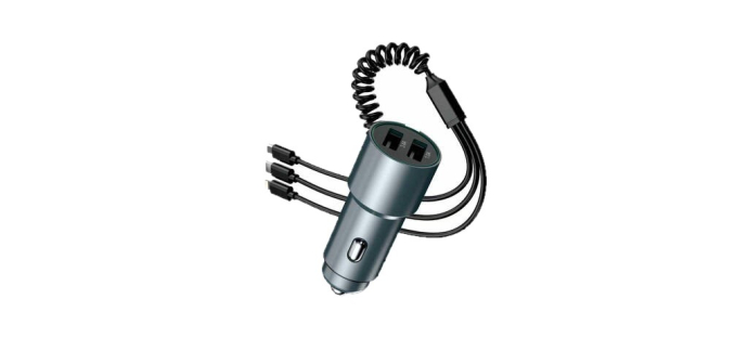 JoyBuy: Chargeur allume-cigare PAVAREAL CC75 100W 3-en-1 + 4,8A à 6,99€ (au lieu de 17,99€)