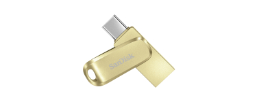 Amazon: Clé USB SanDisk 128 Go Ultra Dual Drive Luxe - USB-C et USB-A, métal à 21,99€ (au lieu de 34,9€)