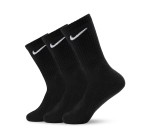 Amazon: Lot de 3 paires de chaussettes Nike Homme Everyday Ltwt Crew - Noir, S ou L à 10,99€