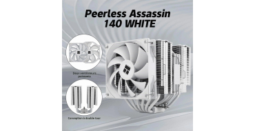 Amazon: Refroidissement processeur TR Peerless Assassin 140 blanc à 33,24€ (au lieu de 41,56€)