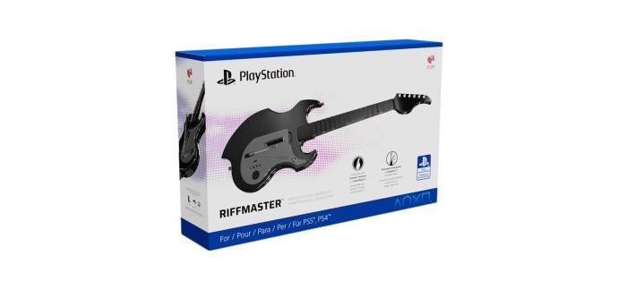 Amazon: Guitare RiffMaster (PS5/PS4/PC) à 82,20€ (au lieu de 149,99€)