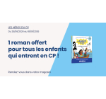 Cultura: Roman offert pour les enfants qui entrent en CP