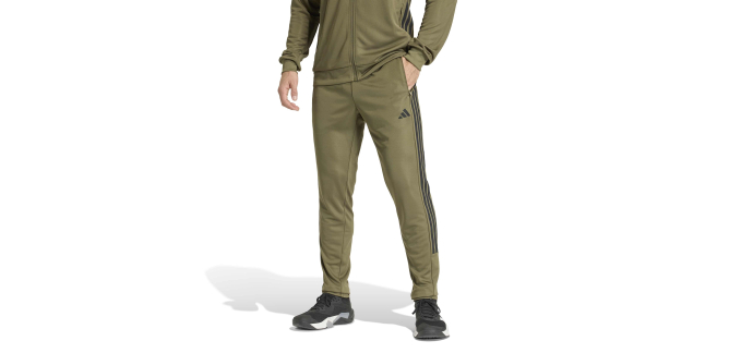 Amazon: Pantalon de survêtement Adidas en Maille 3 Bandes Essentials All-Set - Tailles S au XL à 17,95€