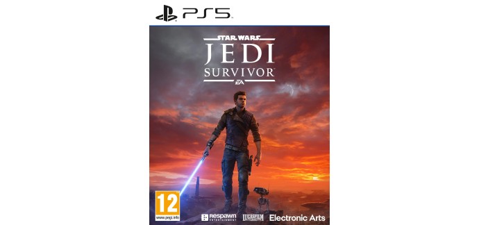 Amazon: Star Wars Jedi Survivor sur PS5 à 18,87€ (au lieu de 20,10€)