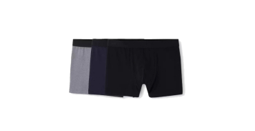 Decathlon: Lot de 3 boxers en coton Homme - Noir/Gris/Bleu à 12,59€ (au lieu de 17,99€)
