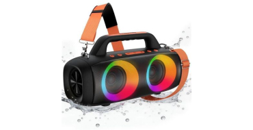 Cdiscount: VEATOOL Enceinte Nomade Bluetooth 6.0 80W - IPX6, 24h autonomie à 65,99€ (au lieu de 159,99€)