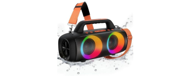 Cdiscount: VEATOOL Enceinte Nomade Bluetooth 6.0 80W - IPX6, 24h autonomie à 65,99€ (au lieu de 159,99€)