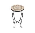 LIDL: LIVARNO Table d'appoint en mosaïque Ø 35,5 cm à 14,99€ (au lieu de 17,99€)