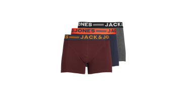 Amazon: Lot de 3 boxers Jack & Jones - différents coloris, Taille XXL à 12,17€ (au lieu de 21,84€)