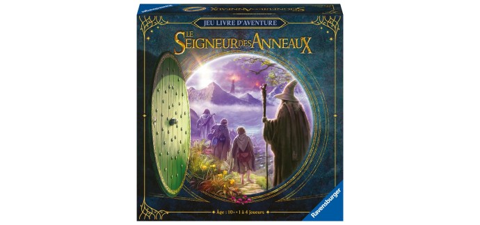 Amazon: Jeu de Société Ravensburger Le Seigneur des Anneaux - Livre d'Aventure à 28,80€ (au lieu de 38,69€)