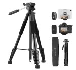 Amazon: Trépied Appareil Photo K&F Concept 190cm - smartphone à 28,49€ (au lieu de 36,13€)