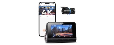 JoyBuy: Dashcam 4K Avant et Arrière 70mai A810-2 - Sony STARVIS 2, GPS, 4G LTE à 139,89€ (au lieu de 183€)