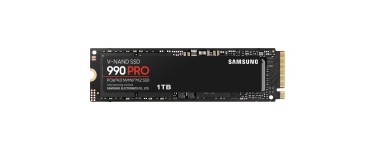 Amazon: SSD interne Samsung 990 Pro NVMe M.2 PCIe 4.0 - 1 To à 149,99€