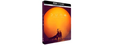 Amazon: Dune 2ème Partie 4K Steelbook (4K Ultra HD) à 24,99€ (au lieu de 34,99€)