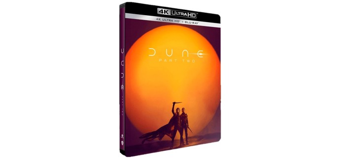 Amazon: Dune 2ème Partie 4K Steelbook (4K Ultra HD) à 24,99€ (au lieu de 34,99€)