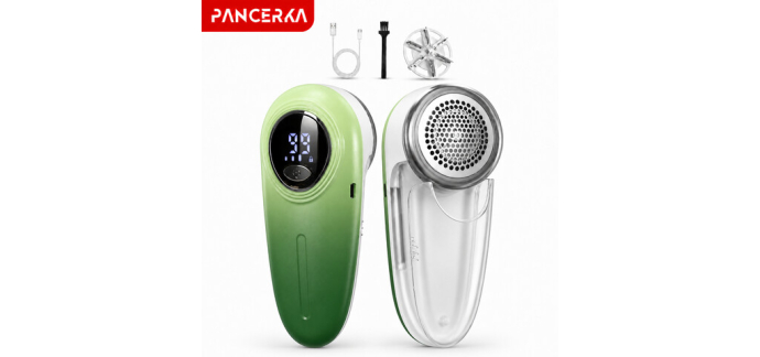 JoyBuy: Rasoir anti-bouloches PANCERKA - 6 lames, 7500 RPM, batterie 500 mAh à 5,99€ (au lieu de 14,9€)
