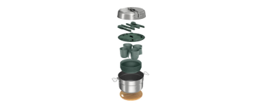 Decathlon: Popote 500 de camping inox anti-adhésif 4 pers. 25 éléments à 34,99€ (au lieu de 44,99€)