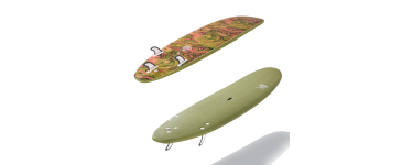 Decathlon: Planche de surf mousse 8'6" 500 kaki - Longboard Olaian à 179,99€ (au lieu de 229,99€)
