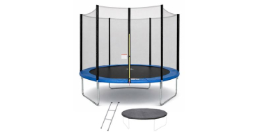 Cdiscount: Trampoline Ø 300 cm Bleu MAXI ECO - KANGUI - Avec Filet, Echelle, Couverture de Protection à 119,99€