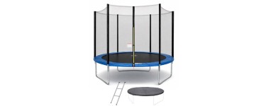 Cdiscount: Trampoline Ø 300 cm Bleu MAXI ECO - KANGUI - Avec Filet, Echelle, Couverture de Protection à 119,99€