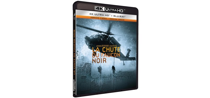 Amazon: Blu-Ray 4K UHD La Chute du Faucon Noir - Versions cinéma et longue à 16,91€ (au lieu de 17,98€)
