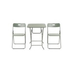 Conforama: Ensemble table pliante + 2 chaises pliantes NAVIA à 63,43€ (au lieu de 89,99€)