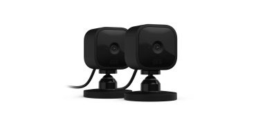 Amazon: Lot de 2 caméras d'intérieur connectée Blink Mini - HD 1080p à 21,99€ (au lieu de 44,98€)