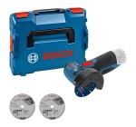 Amazon: Meuleuse 76mm Bosch Professional 12V GWS 12V-76 + 3 disques + L-Boxx à 106,74€ (au lieu de 127,11€)