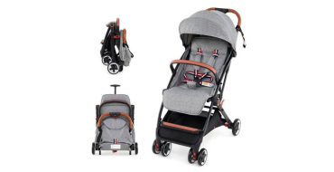 Cdiscount: Poussette COSTWAY 0-3 ans pliable une main, dossier réglable à 72,99€ (au lieu de 139,99€)